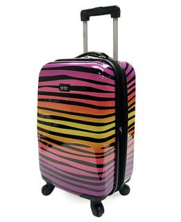 Nicole Miller Suitcase, 20 Ombre Zebra Rolling Hardside Spinner