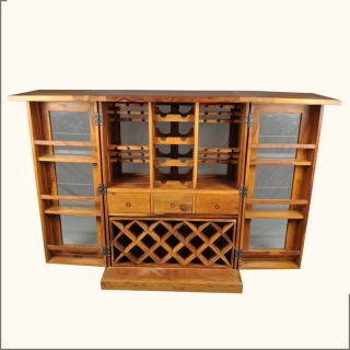 Bottle Holder Wine Rack Liquor Storage Cabinet Furniture New