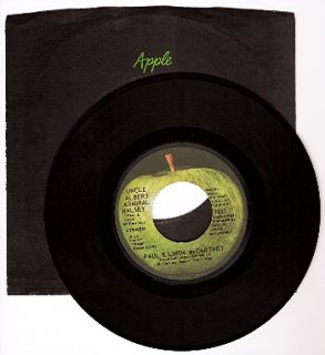Paul Linda McCartney Uncle Albert Admiral Halsey 45 RPM Apple 1837