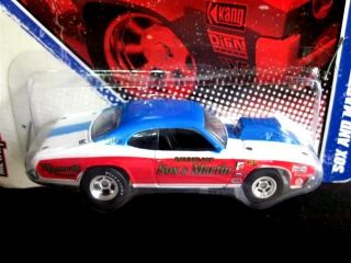 Vintage Racing   Sox and Martins 73 Plymouth Duster(Red and blue