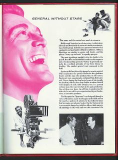 Spartacus Movie Tie in Picture Book Souvenir 1960 Kirk Douglas Olivier