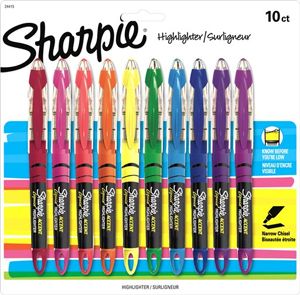 Accent 10 Color Pen Style Liquid Highlighter Set 24415pp