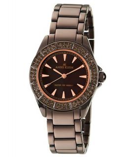 AK Anne Klein Watch, Womens Brown Tone Bracelet 26mm 10 9805BNBN   A