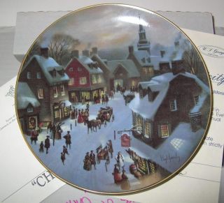 Lloyd Garrison Scenes of Christmas Past 2nd Issue Plate
