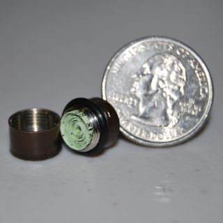 Brown Magnetic Nano Cache Tiny Geocache Containers