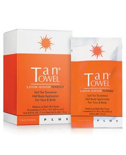 TanTowel Half Body Plus, 10 Pack   Skin Care   Beauty