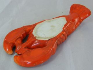 Vintage Porcelain Girl on Lobster Trinket Pot