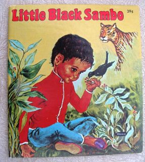 Vintage 1959 Little Black Sambo Book Whitman MCMLIX Childrens   Very