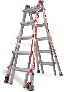 22 1A Legend Little Giant Ladder with Wheels Lightweight Heavy Duty