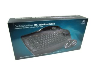 New Logitech MX 5500 Revolution Wireless Bluetooth Mouse and Keyboard