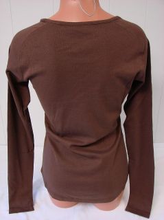 New Womens Ariat Long Sleeve Wild Country Graphic Tee Brown 11