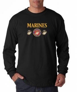 Marine Corps Military Long Sleeve Tee Shirt