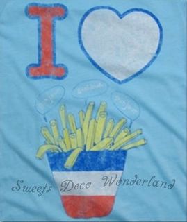 100 Auth Local Celebrity French Fries Tee T Shirt BNWT