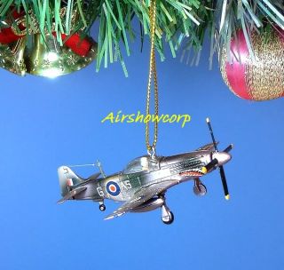 Decoration Ornament Home Party Christmas WW2 USA vs German Fighter Z