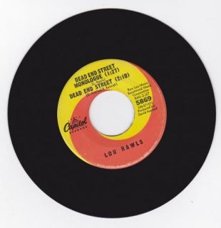 Hear Northern Soul Mod 45 Lou Rawls Dead End Street Capitol 5869
