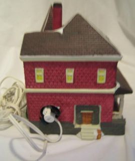 Victorian Lighted Ceramic House Christmas 1993 Lomax