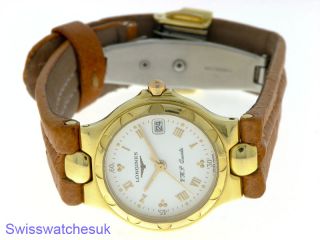 LONGINES Conquest VHP 18K Gold model Quartz watch   call for great for