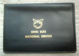 Club National Service Wallet Case w Loyal Order of Moose Logo
