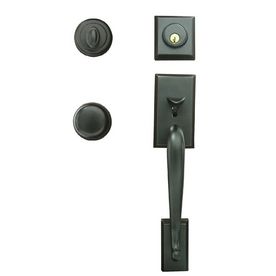Gatehouse Aged Bronze Commercial/Residential Entry Door Handleset with