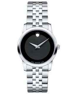 Movado Watch, Womens Swiss Museum Stainless Steel Bracelet 28mm