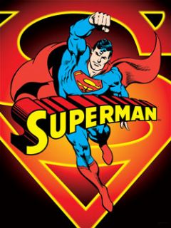 New Superman Cloth Poster Flag DC Comics