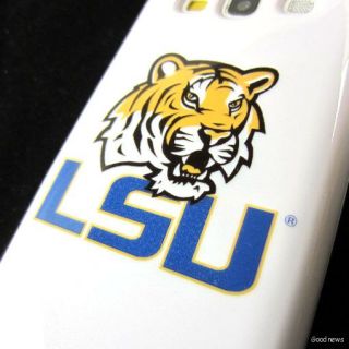 LSU Tigers Rubber Skin Case Cover for Samsung Galaxy s III 3 S3