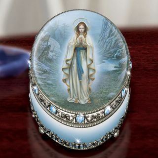 Our Lady of Lourdes Musical Rosary Box
