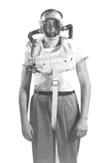 Vintage Scuba Gear Desco B Lung Original Mask Tank Weight Belt for The