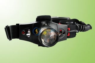 Bright Zoomable Lens 650 Lumens CREE XP G R5 LED Headlamp Head Torch