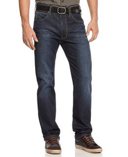 Armani Jeans Denim, Exclusive Rinsed Straight Leg Jeans   Mens