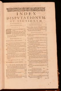 1651 Joannis de Lugo Disputationes Scholasticae Et Morales de Virtute