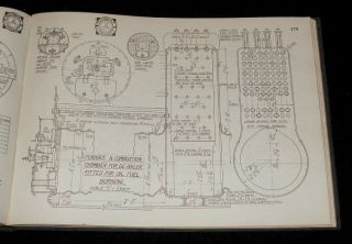 Marine Engineers Steam Motor Pictorial Drawing Book MacgibbonS