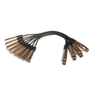 Mic Splitter Cables XLR F to 2 M Snake Y Split 3 Feet