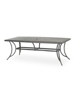 Aluminum Patio Furniture, Outdoor Dining Table (84 x 38)