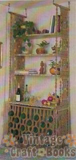 Macrame Curtains and Room Dividers Vintage Pattern Book