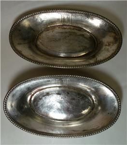early Frederick & Nelson restaurant silver plated serving dishes cafe
