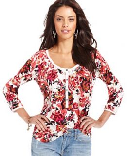 brand jeans top long sleeve scoop neck lace orig $ 49 50 39 99