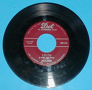 JOHNNY MADDOX Rhythmasters Dot EP 1004 1953 vinyl 45 + sleeve ragtime