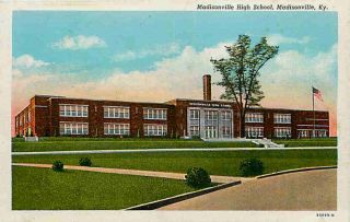 Madisonville Kentucky KY 1938 Madisonville High School Vintage