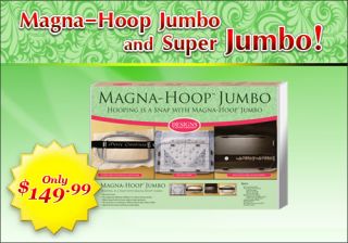 Magna Hoop Jumbo for Pfaff F J for Creative Grand Hoop