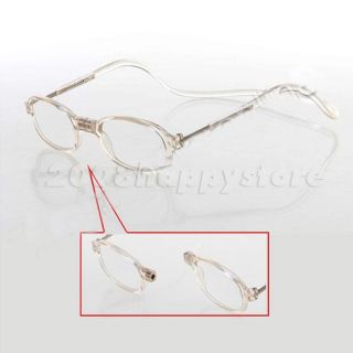 1x Resin Magnetic Folding Power Round Reading Glasses 1 0 1 5 2 0 2 5