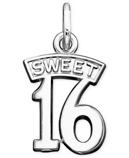 Rembrandt Charms Sterling Silver Sweet 16 Charm   Fashion Jewelry