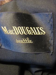 1940s Dark Brown Silver Fox Cape MacDougalls Seattle