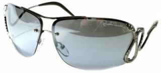 Roberto Cavalli Maia Sunglasses Swarovski Crystals RC 152s Silver