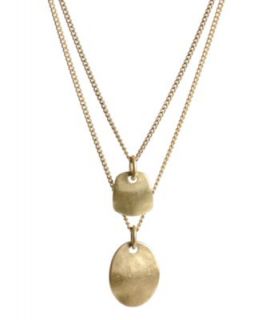 Jones New York Necklace, Goldtone Rings Pendant   Fashion Jewelry