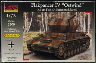 72 Maco Models Flakpanzer IV Ostwind German 37mm AA Tank