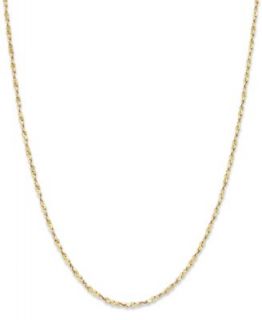 24k Gold Over Sterling Silver Necklace, 18 Twist Chain Necklace