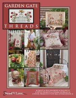 NeedL Love Garden Gate Threads Sewing Project Book