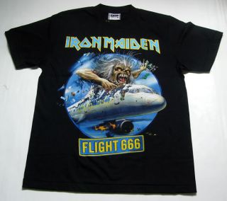 Great Rock Iron Maiden The Flight 666 T Shirt M 2XL