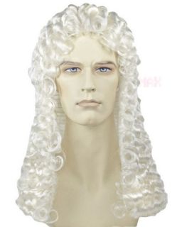 Deluxe Judge Colonial Parliament Lacey Costume Wig